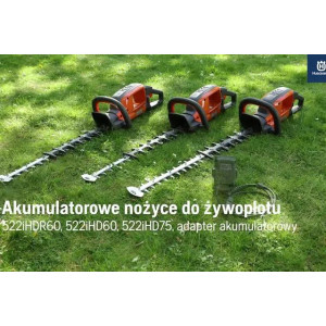 Nożyce do żywopłotu akumulatorowe HUSQVARNA 522iHD75