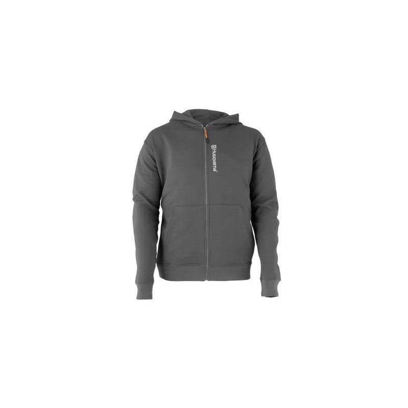 Bluza z kapturem Husqvarna, szara