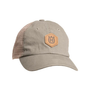 Bejsbolówka Xplorer, beżowa  z logo