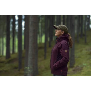 Wodoodporna damska kurtka Xplorer w kolorze bordowym